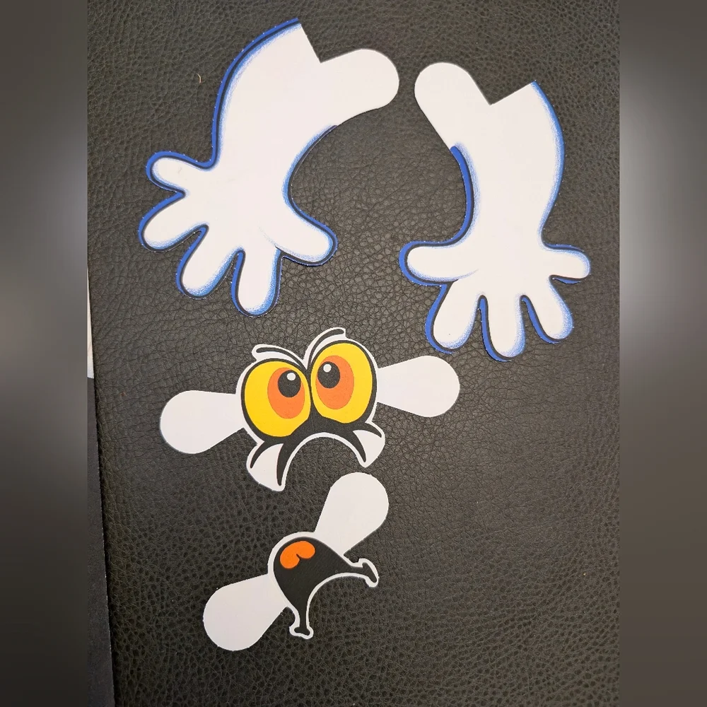 Vintage 1986 Hallmark GULLIVER GHOST Halloween Honeycomb Hanging Decoration USA
